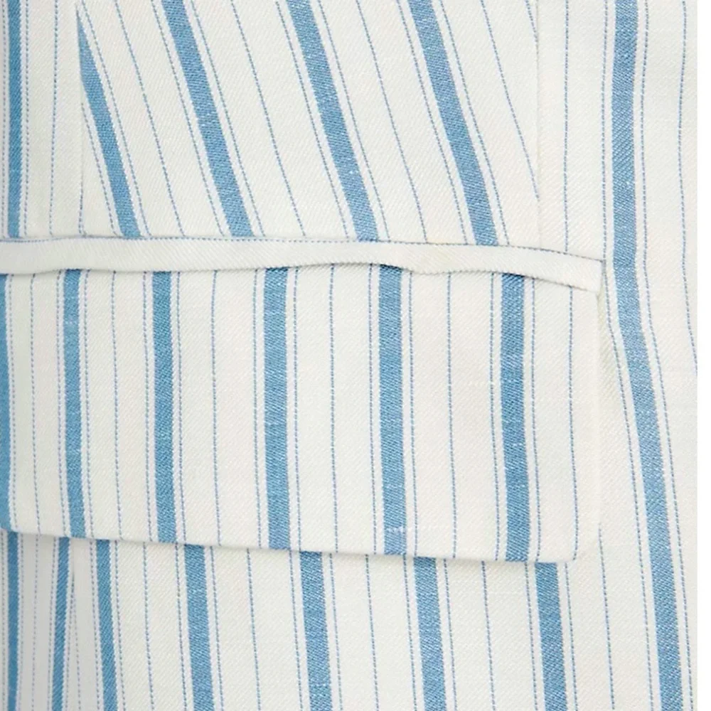 💕3 for $30💕 BNWT Loft Petite-PLUS SIZE Striped Modern Blazer - Picture 2 of 6